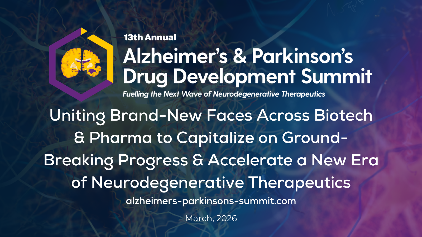 13th Alzheimer’s & Parkinson’s Drug Development Summit